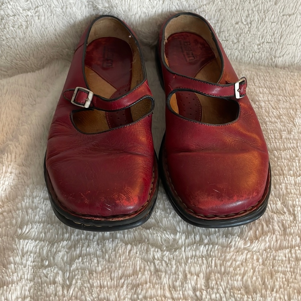 8.5 Bjorn-brand, red mary janes. Loved since 2003!